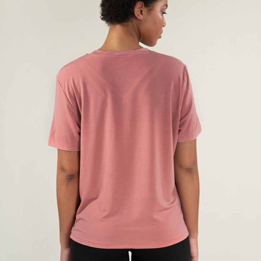T-skjorte i Tencel™/Ull, light rust, hi-res